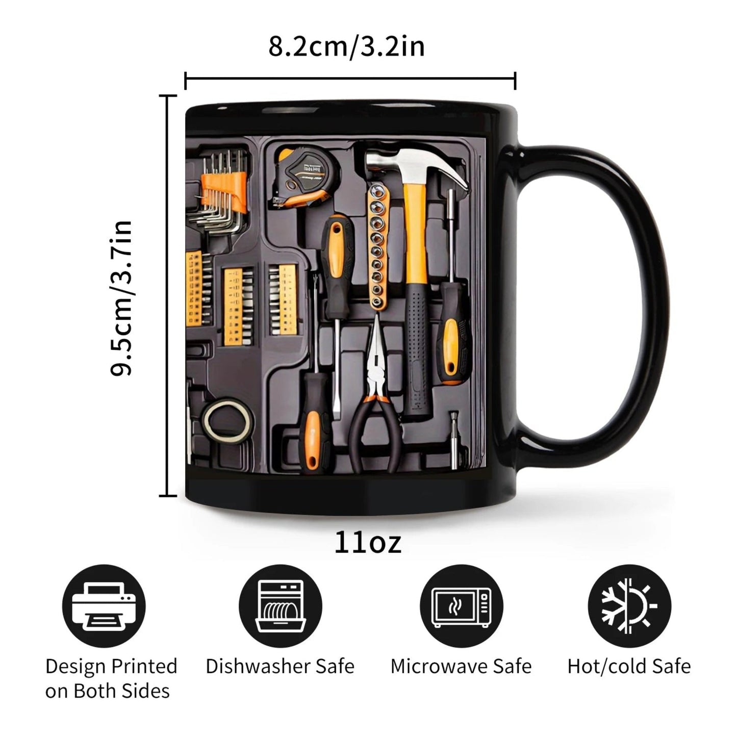 ☕🔧 Funny Coffee Mug with Mechanic Toolbox Design – The Perfect Gift