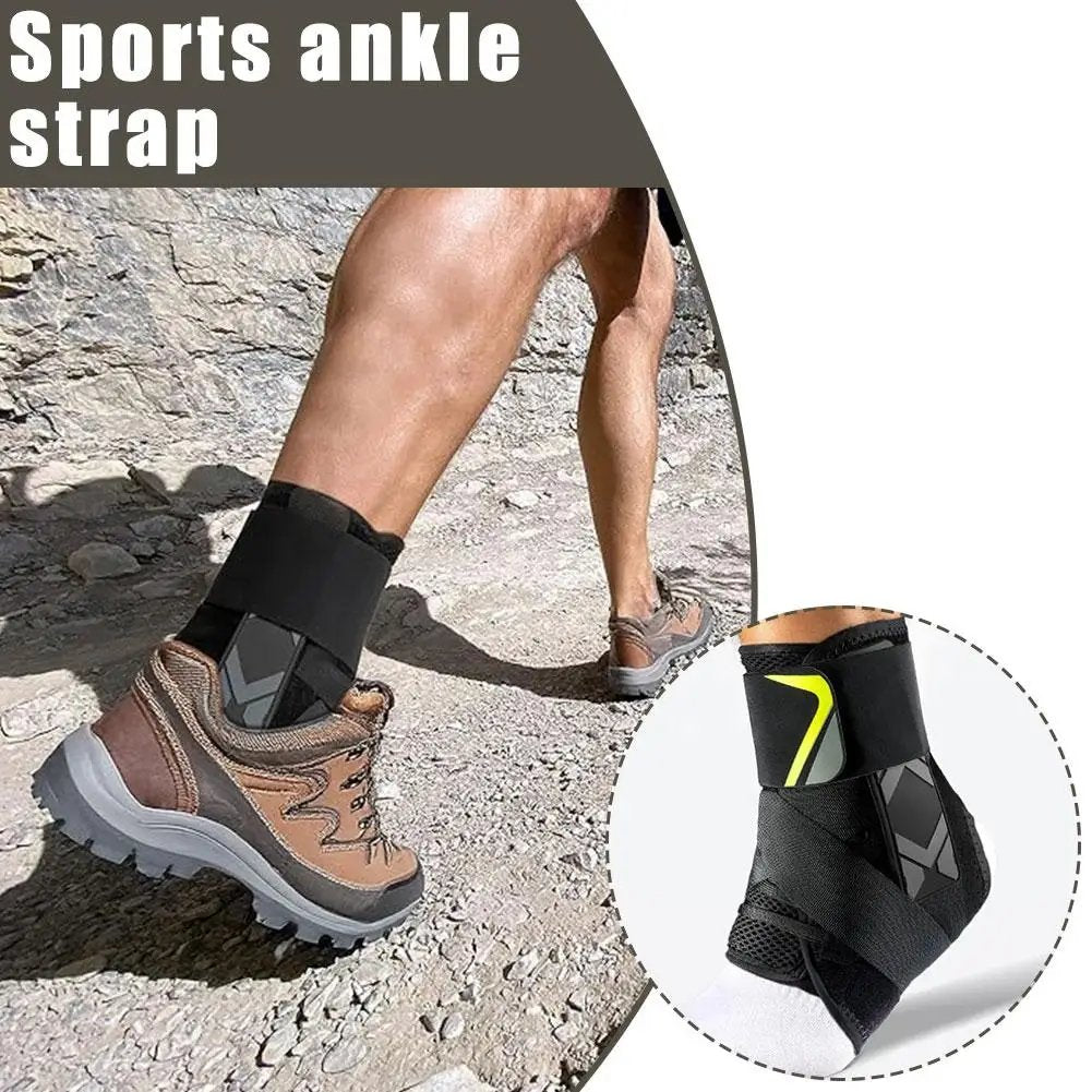 🔥Instant-Fit Ankle Support Brace – Side Stabilized, No Slip🎯