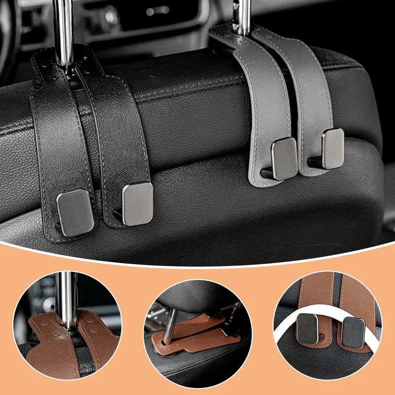 Durable Car Seat Headrest Hook Storage Organizer