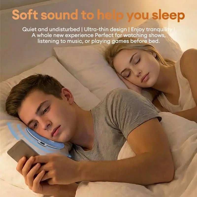 BUY 2 FREE SHIPPING+SAVE $10🔥🔥Ultra-Thin Bluetooth Pillow Speaker with Bluetooth 6.0