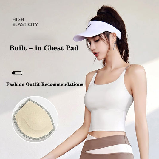 💥2026 HOT SALE💥Sporty Women's Plain Criss Cross Sports Bra