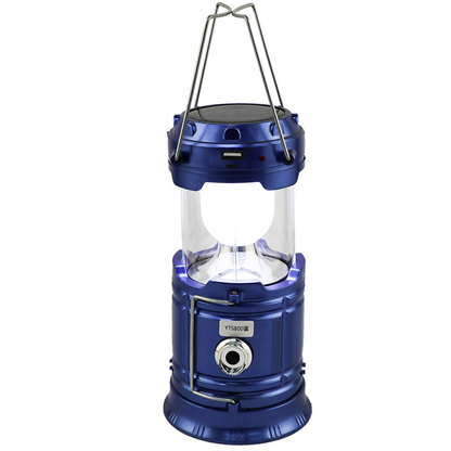 Solar + USB 2-in-1 Collapsible LED Camping Lantern – lightweight & waterproof