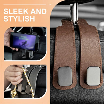 Durable Car Seat Headrest Hook Storage Organizer