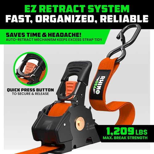 🎁 2025 Upgraded Ratchet Strap – Tangle-Free & Perfect Gift for Him 💙
