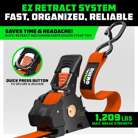 🎁 2025 Upgraded Ratchet Strap – Tangle-Free & Perfect Gift for Him 💙