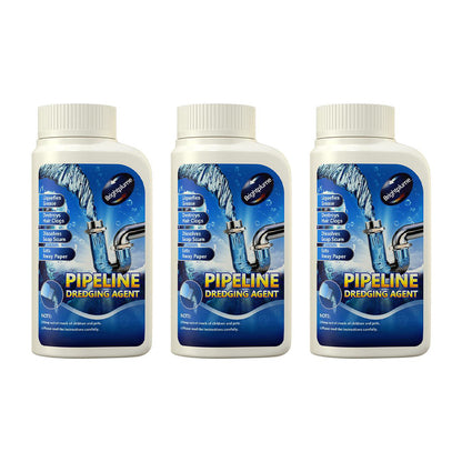 Brightplume Powerful Pipe Dredging Agent for Kitchen and Toilet Pipelines - Dissolves 200+ Blockages and Kills 99% of Bacteria