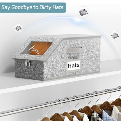 Stackable Hat Storage for Baseball Caps