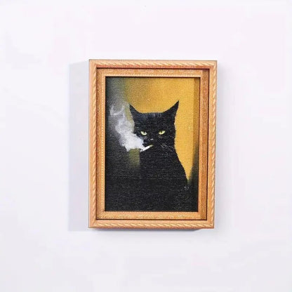 🔥Last Day 49% OFF🔥Funny Cat Fridge Magnet - Vintage Art Frame