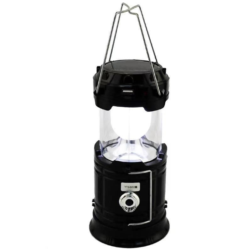 Solar + USB 2-in-1 Collapsible LED Camping Lantern – lightweight & waterproof