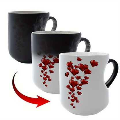 🔥Last Day 49% OFF🔥Heart-Shaped Color Changing Magic Ceramic Mug