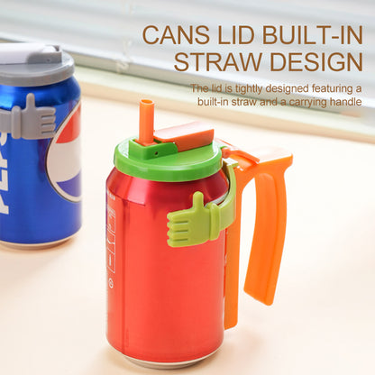 🥤Spill-Proof Soda Can Lids & Holders Clean, Safe & Easy Sipping Anywhere