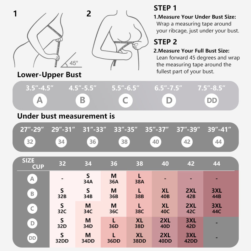 Brightplume Wireless Womens Comfortable Wireless Bras Push Up Bralettes Seamless Tshirts Bras Deep V Everyday Bras