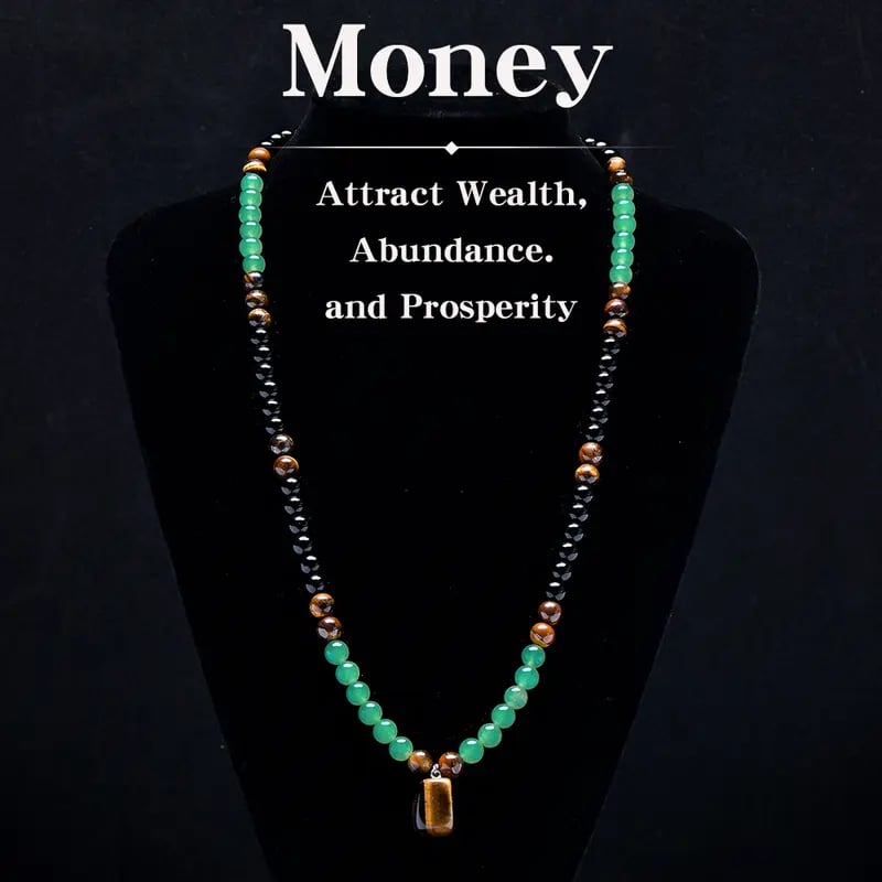 ⏰Last 4 hours Sale: Save 50%-✨Money Attraction Bracelet with Green Aventurine and Tiger Eye
