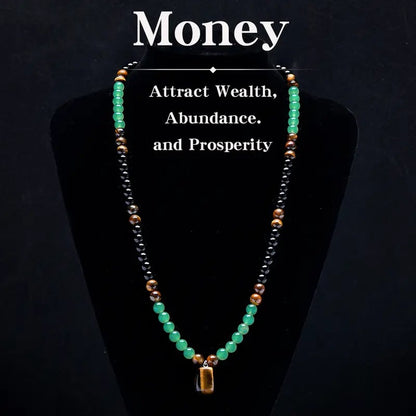 ⏰Last 4 hours Sale: Save 50%-✨Money Attraction Bracelet with Green Aventurine and Tiger Eye