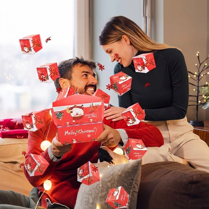 🎁Christmas Pop-up Surprise Gift BoxUnique Folding Bouncing Red Envelope Gift Box🎁