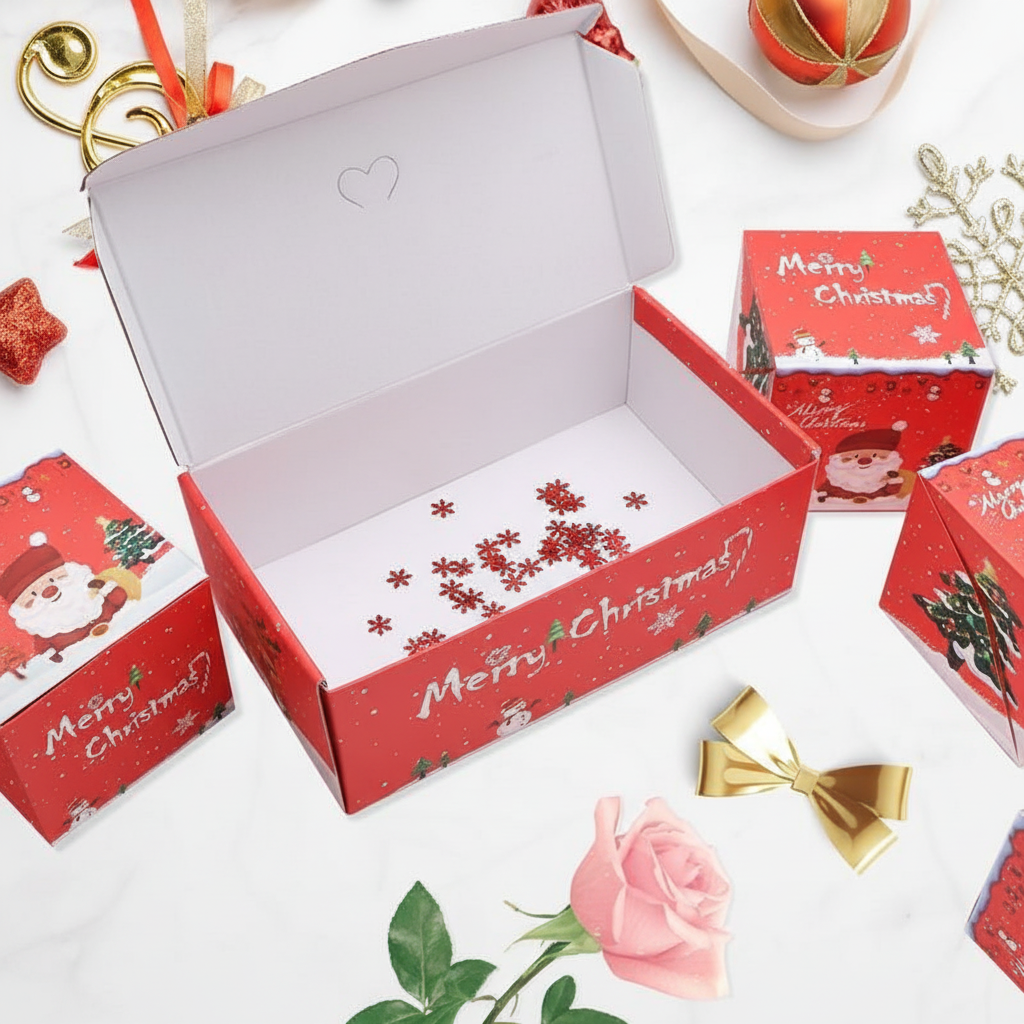 🎁Christmas Pop-up Surprise Gift BoxUnique Folding Bouncing Red Envelope Gift Box🎁