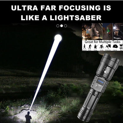 🔦⚡2-in-1 Flashlight & Power Bank — Light Your Way & Power Your Devices Ultra-Bright • Zoomable • Waterproof 🔦⚡