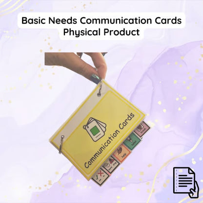 💕✨Basic Needs Communication Cards – Essential Communication Aid for All Ages