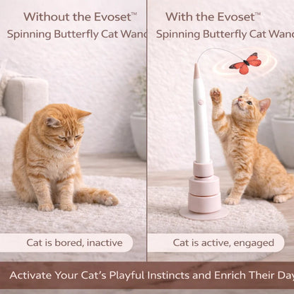 Smart Butterfly Cat Toy — Automatic Teaser for Active Cats 🐾
