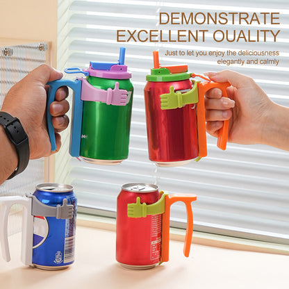 🥤Spill-Proof Soda Can Lids & Holders Clean, Safe & Easy Sipping Anywhere