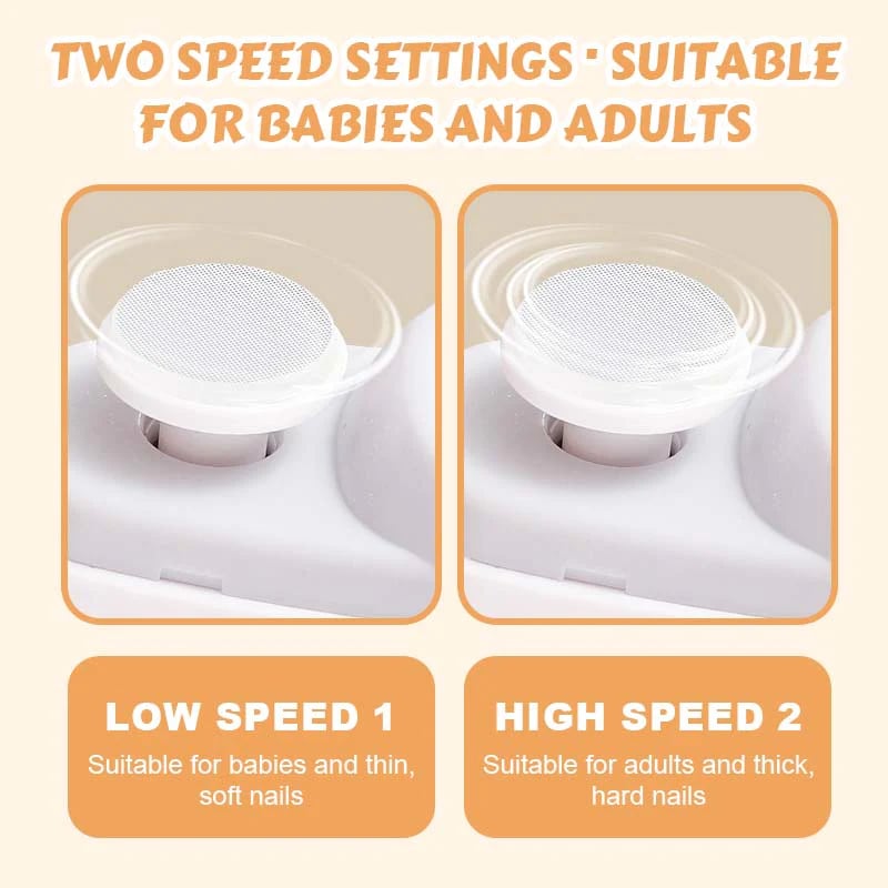 ✨ Electric Safe Nail Clipper|Automatic Trimming · Safe for Children · Perfect for the Whole Family