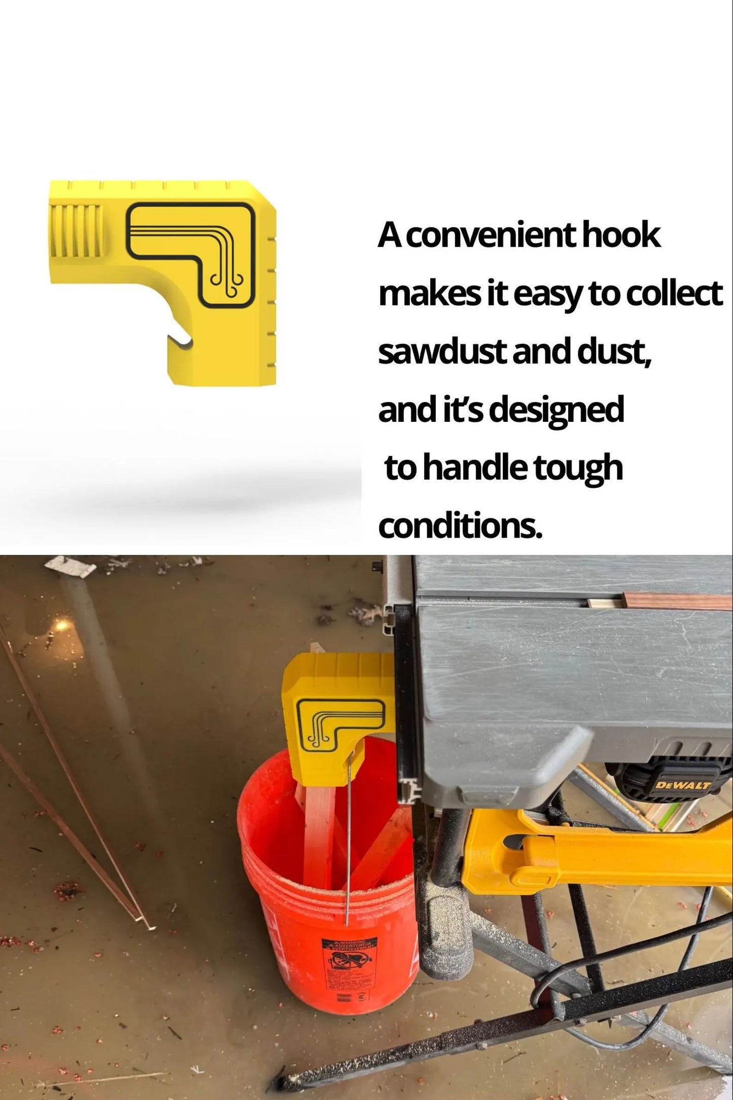 🔥HOT SALE 49% OFF-Dust Extraction Adapter Compatible with DeWalt Table Saws