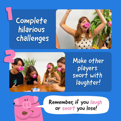 🐽🐽Oinkcredible Snort Challenge Game-A Hilarious Snort-and-Laugh Challenge for All Ages🤣⚠️