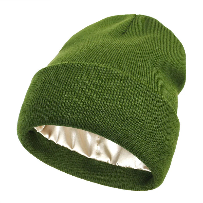 Satin-Lined Anti-Frizz Beanie