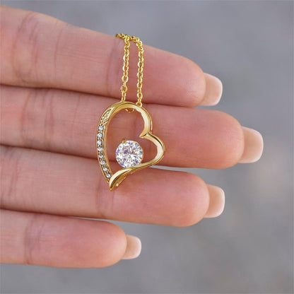 🎄 Make Her Christmas Unforgettable — The Forever Heart Necklace ❄️💖