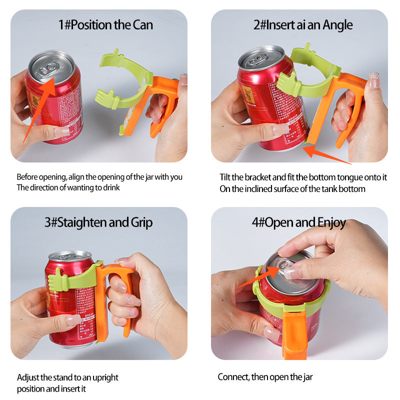 🥤Spill-Proof Soda Can Lids & Holders Clean, Safe & Easy Sipping Anywhere
