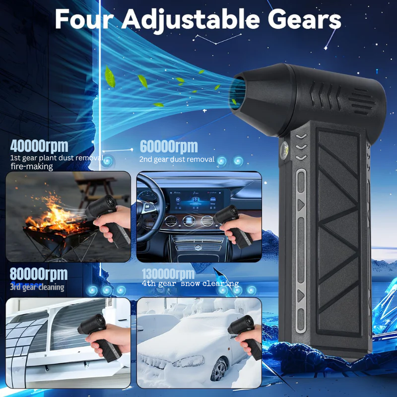 ❄️ Meet the Brightplume™ Winter Pro — The LED Turbo Blower That Clears Snow in Seconds.