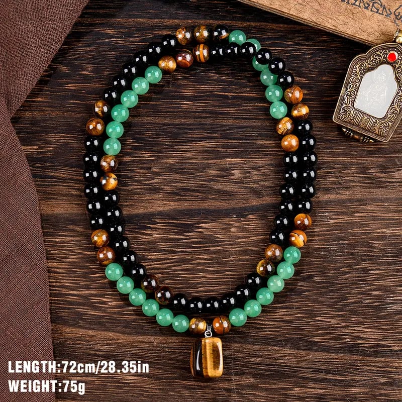 ⏰Last 4 hours Sale: Save 50%-✨Money Attraction Bracelet with Green Aventurine and Tiger Eye