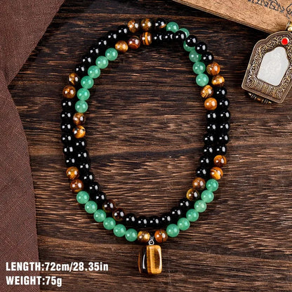 ⏰Last 4 hours Sale: Save 50%-✨Money Attraction Bracelet with Green Aventurine and Tiger Eye