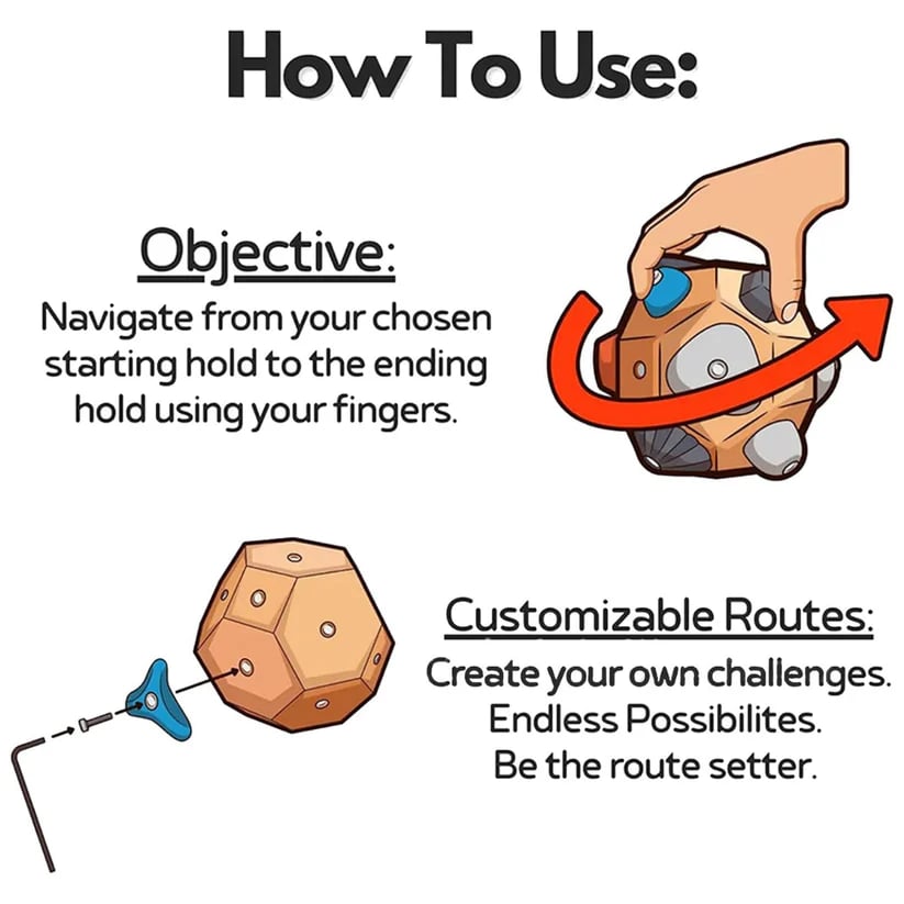 🧗 Handcrafted Climbing Block