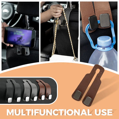 Durable Car Seat Headrest Hook Storage Organizer