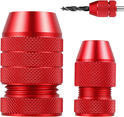 🔥🛠️Professional Drill Depth Stop Kit (2Pcs) - 💪Heavy-Duty Aluminum Alloy | Perfect Depth Control Every Time | Woodworking Essential