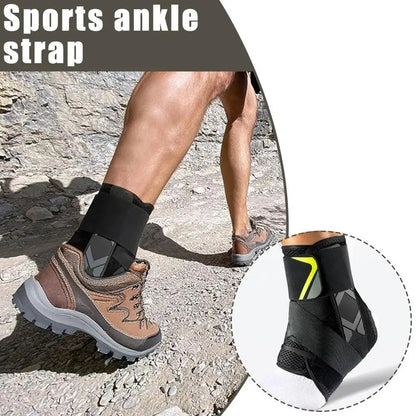 🔥Instant-Fit Ankle Support Brace – Side Stabilized, No Slip🎯