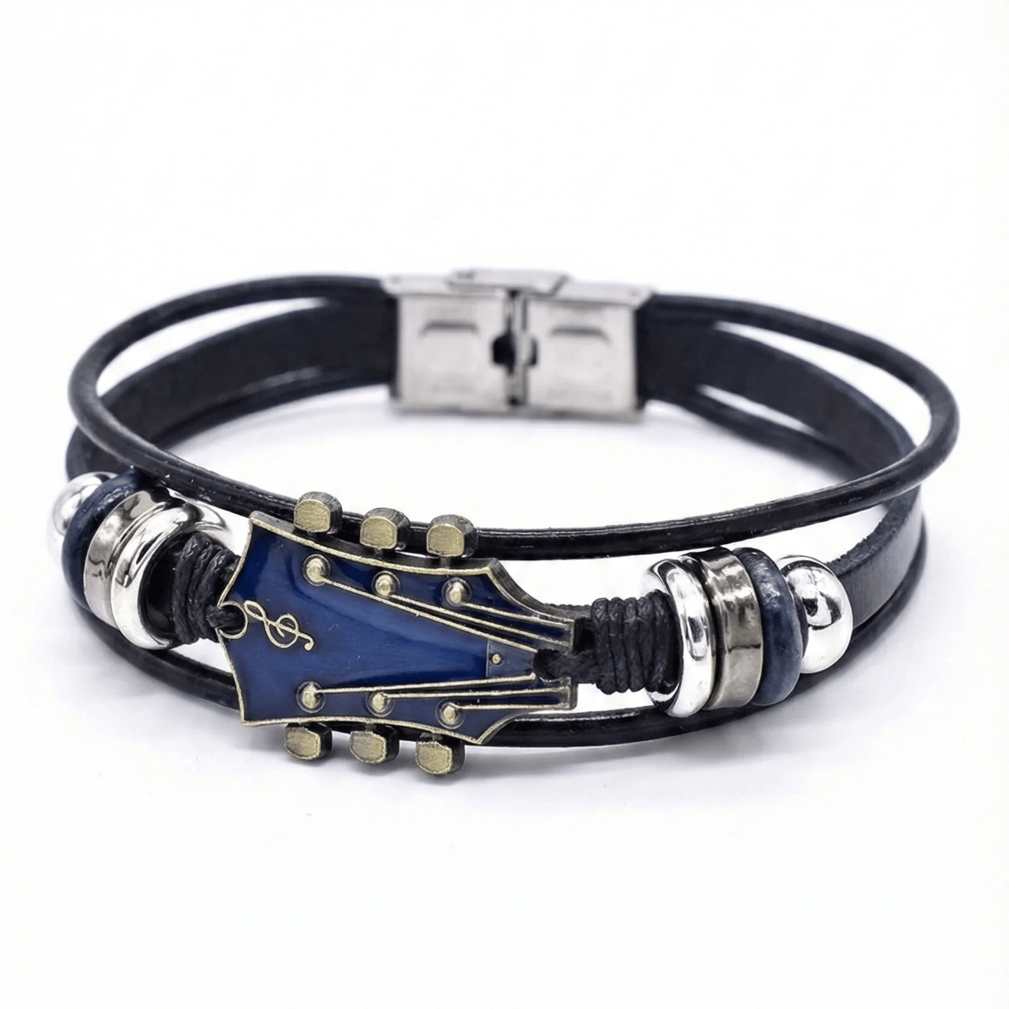 Premium SixStrings Leather Bracelet