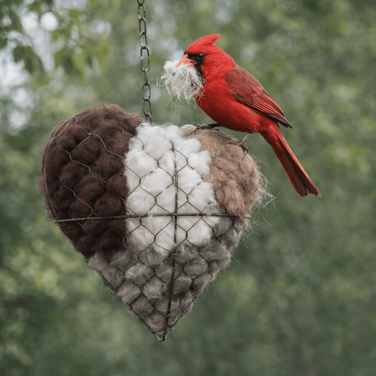 ⏰Last 4 hours Sale: Save 50%-Handmade Cotton Fiber Bird Nesting Heart