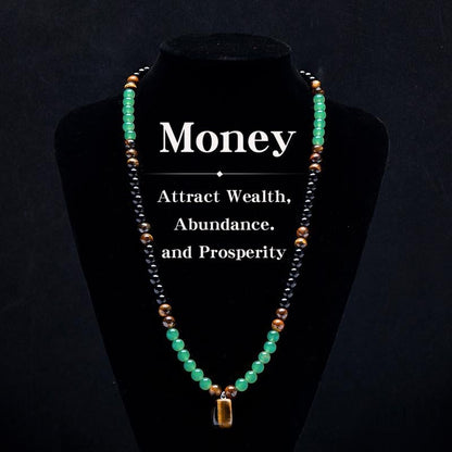 ⏰Last 4 hours Sale: Save 50%-✨Money Attraction Bracelet with Green Aventurine and Tiger Eye