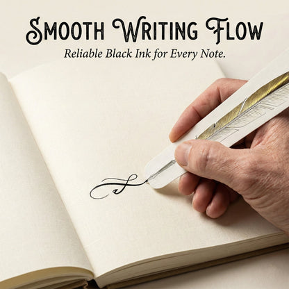 Vintage Flat Paper Pen And Book Mark Set