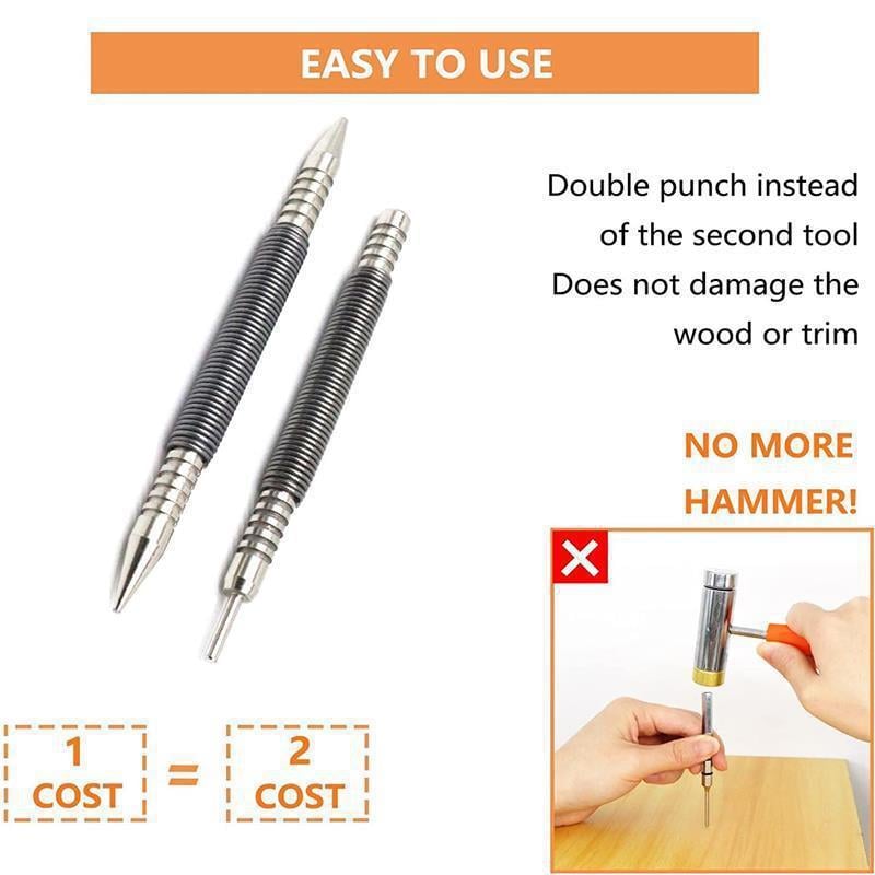 ⚡️FLASH SALE 49% OFF -Hammerless Nail Set Punch-Buy 3 Free Shipping🔥