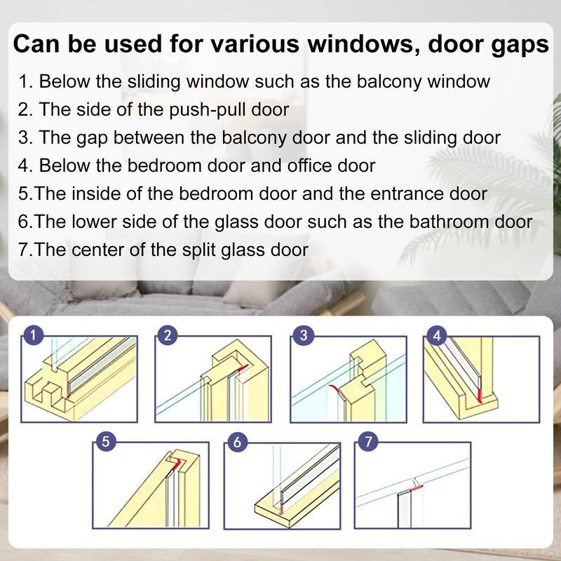 Adhesive sealing strips, windproof and insect-proof heat insulation tapes