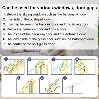 Adhesive sealing strips, windproof and insect-proof heat insulation tapes