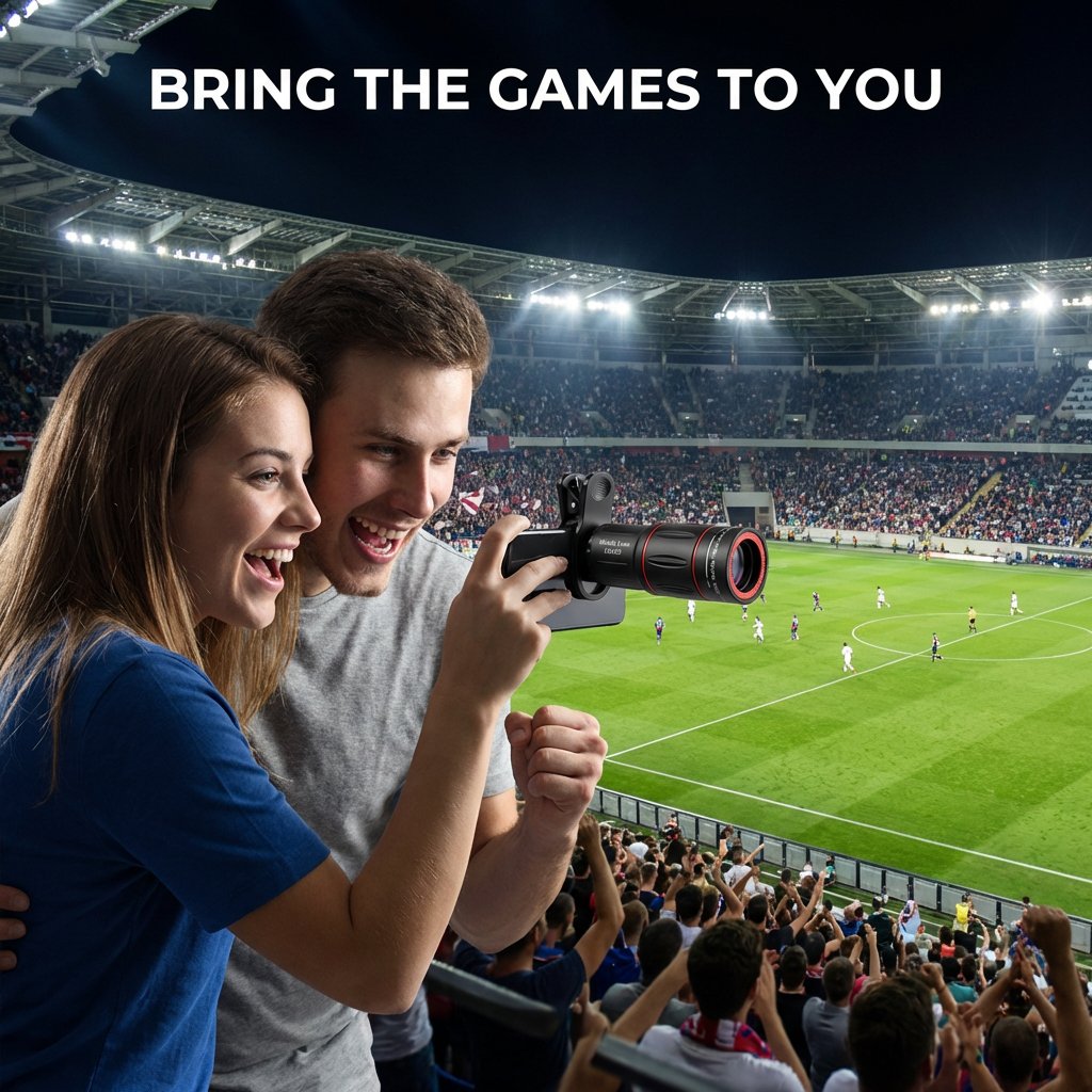 18X Zoom Mobile Phone Camera Lens with Clip📸🔭