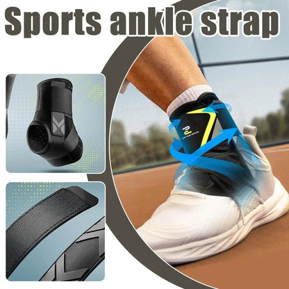 🔥Instant-Fit Ankle Support Brace – Side Stabilized, No Slip🎯