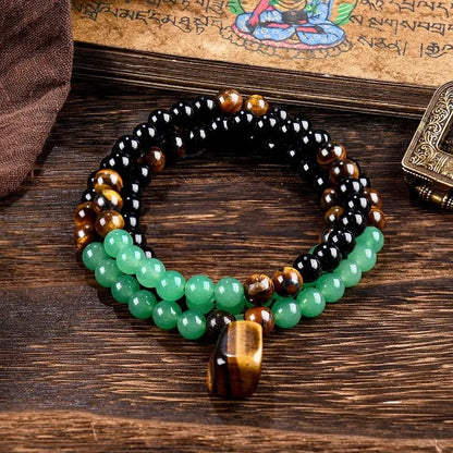 ⏰Last 4 hours Sale: Save 50%-✨Money Attraction Bracelet with Green Aventurine and Tiger Eye