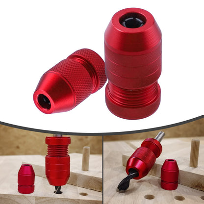 🔥🛠️Professional Drill Depth Stop Kit (2Pcs) - 💪Heavy-Duty Aluminum Alloy | Perfect Depth Control Every Time | Woodworking Essential