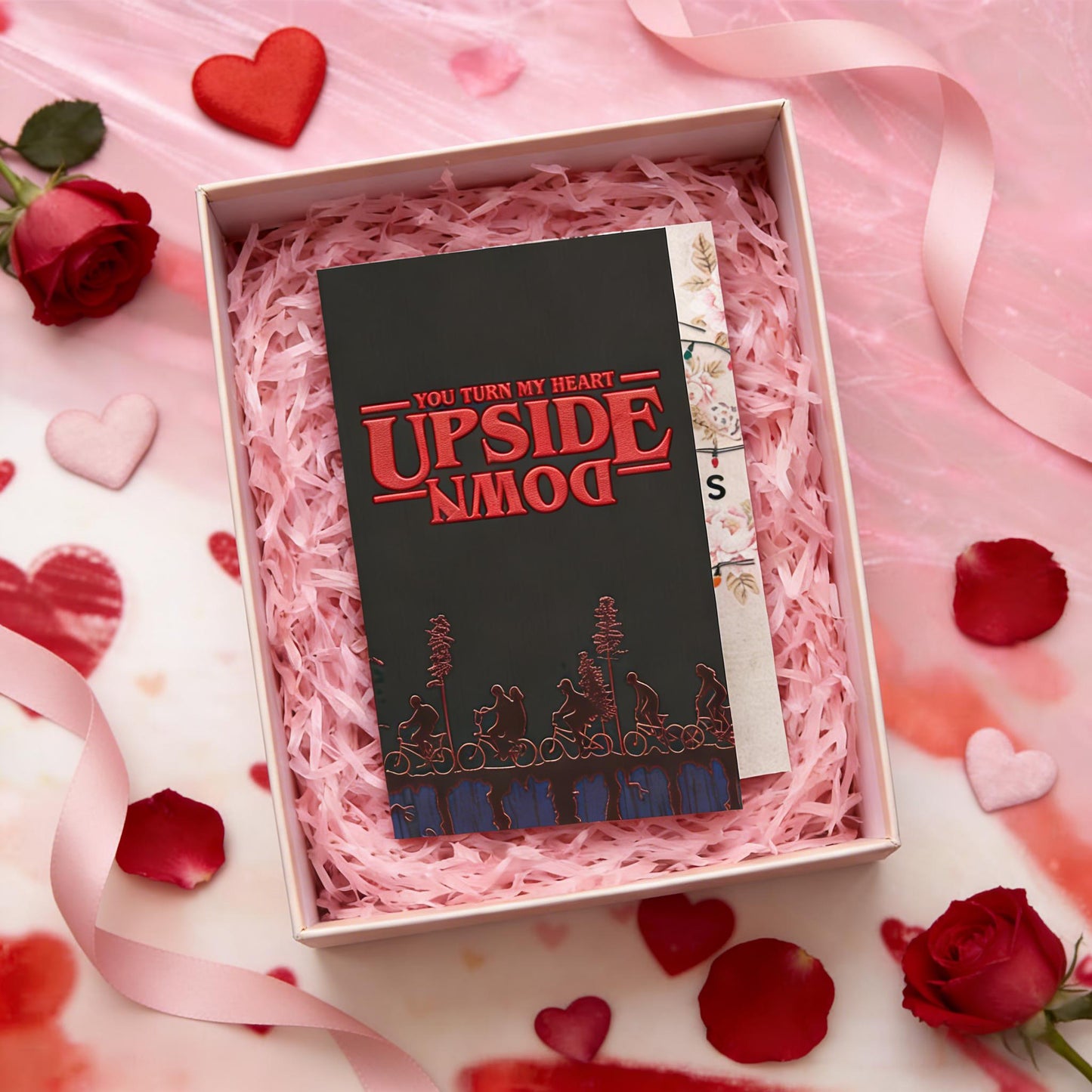 😮💕Upside Down Valentine’s Day Card