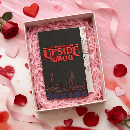 😮💕Upside Down Valentine’s Day Card